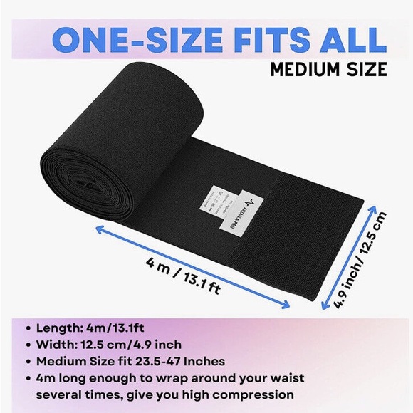 4pc Arian.A Pro Waist Bandage Stomach Wrap Weight Loss Trainer Women Lower Belly - Picture 5 of 8